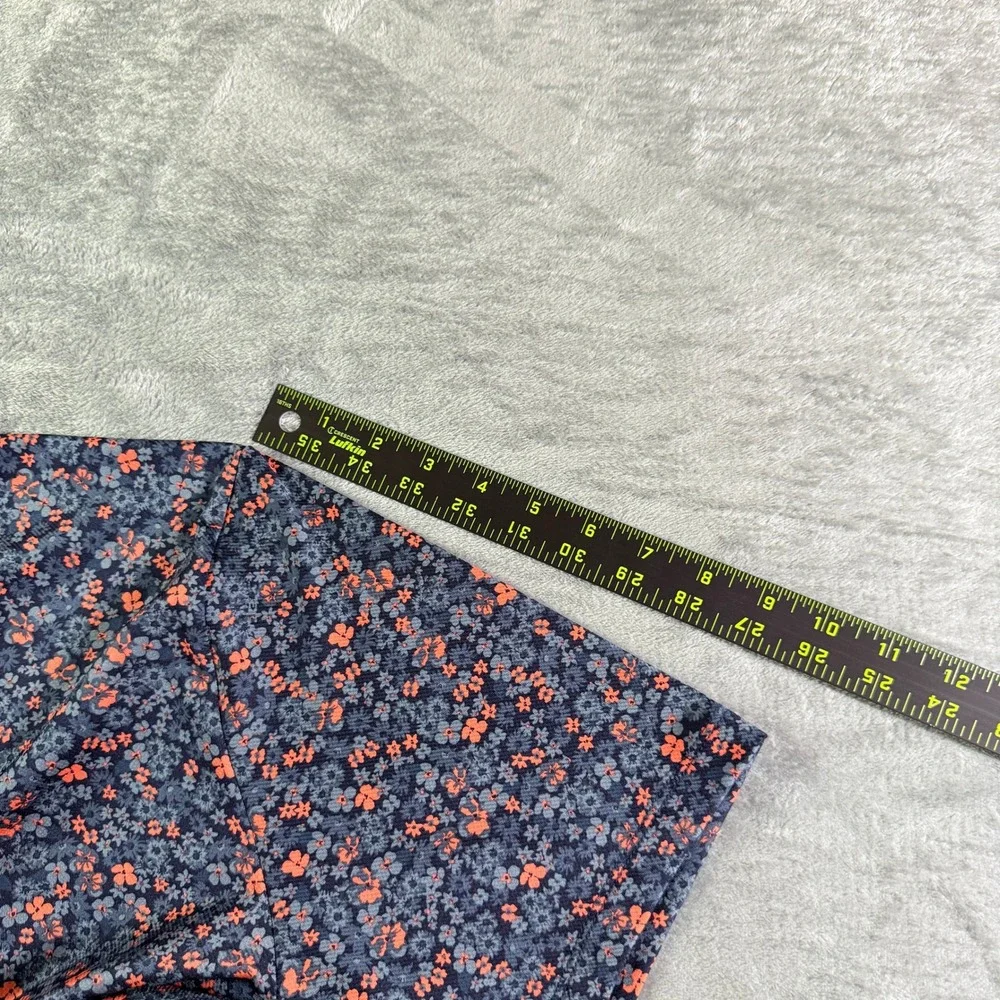 Under Armour Men Loose Fit AOP Floral Polo Golf Shirt UPF 40 Size Medium - Picture 10 of 11